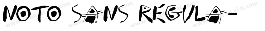 Noto Sans Regula字体转换